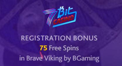 75 free spins 7bit casino